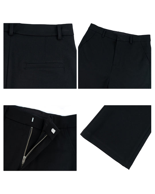 ANTIDOTE Black Flared Suit Pants | Face 3 Face