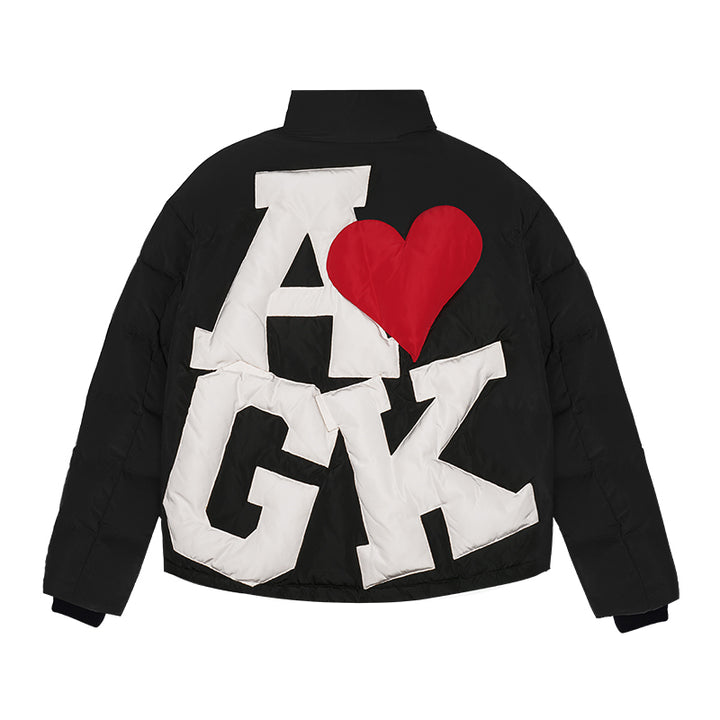 AFGK Heart Logo Puffer Jacket