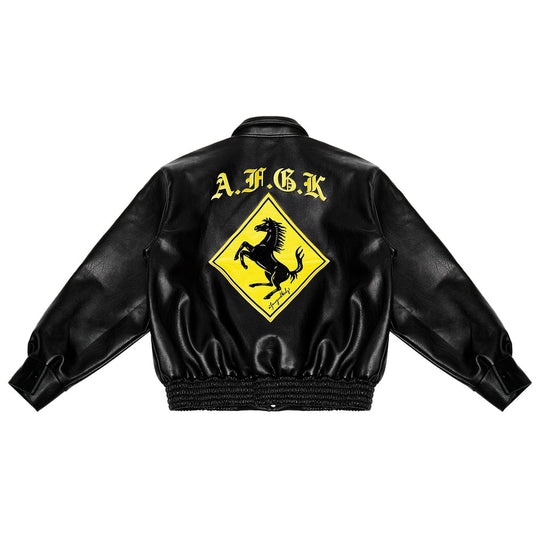 A Few Good Kids Racing Leather Jacket – Face 3 Face