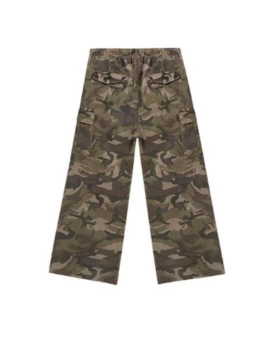 JHYQ Camouflage Drawstring Baggy Cargo Pants | Face 3 Face