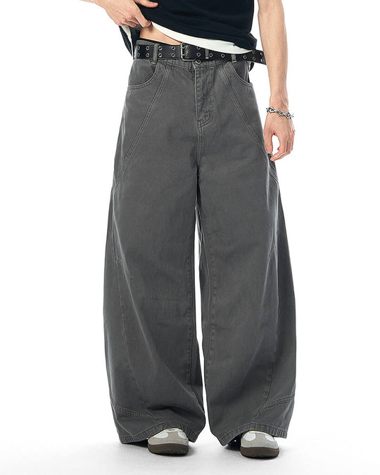 JHYQ Curved 3D Stitch Baggy Machete Pants | Face 3 Face