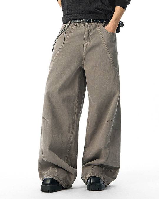 JHYQ Curved 3D Stitch Baggy Machete Pants | Face 3 Face