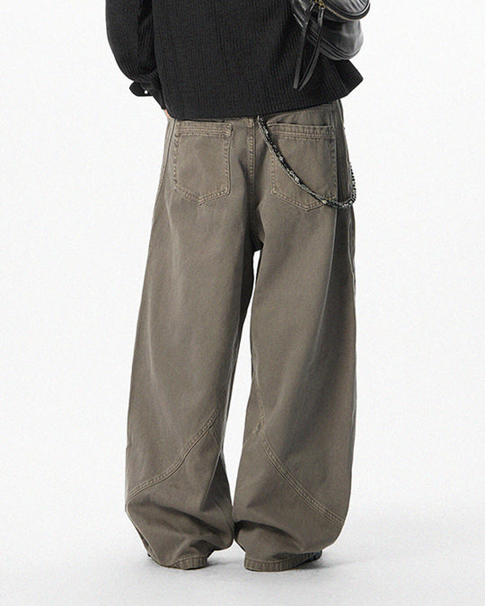 JHYQ Curved 3D Stitch Baggy Machete Pants | Face 3 Face