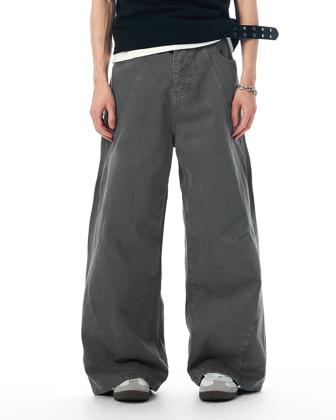 JHYQ Curved 3D Stitch Baggy Machete Pants | Face 3 Face