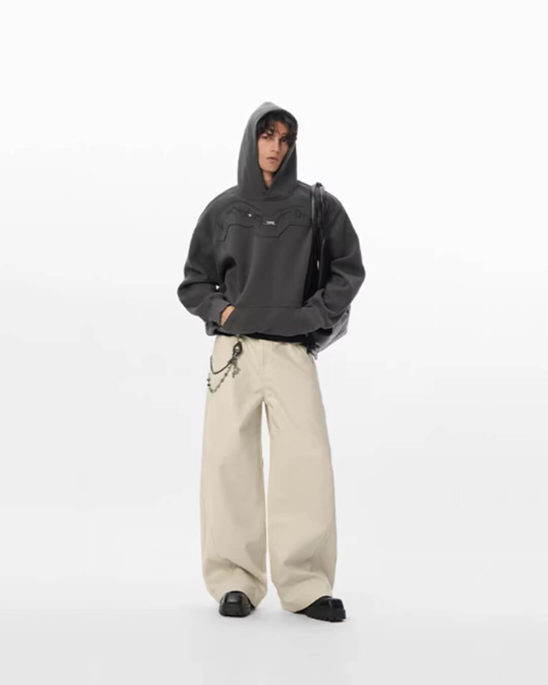 JHYQ Thorn Print 3D Patch Hoodie | Face 3 Face