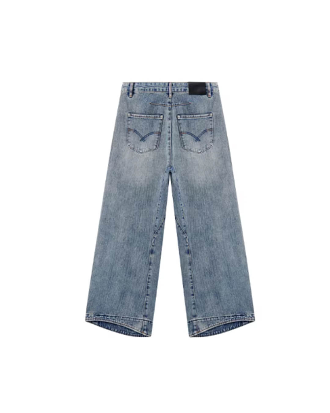 JHYQ Vintage Washed Patchwork Baggy Jeans | Face 3 Face