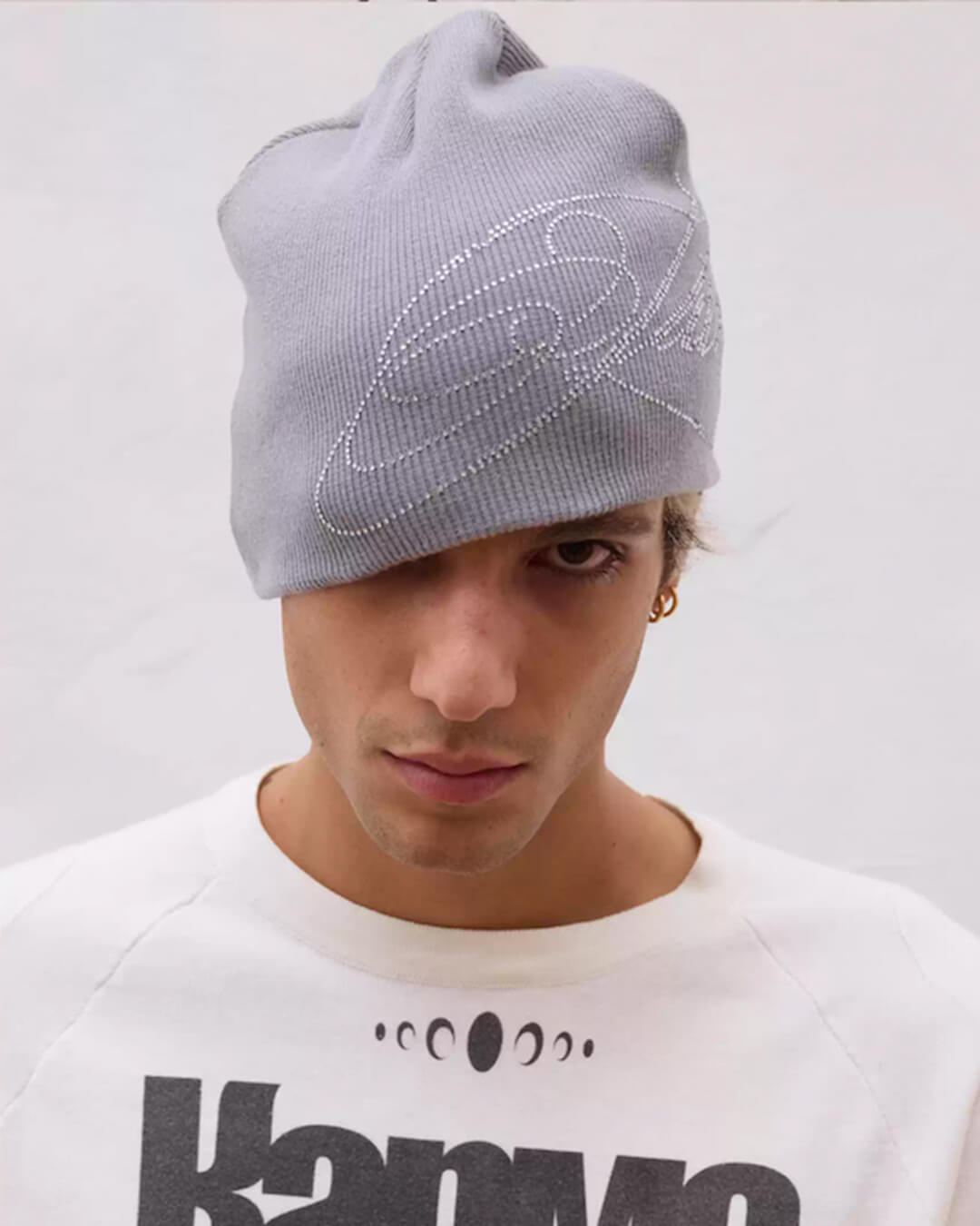 KARMANISTIC Rhinestone Knit Beanie | Face 3 Face