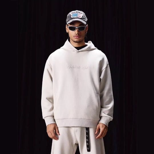 Labt Wool Air Layer Embroidered Hoodie | Face 3 Face