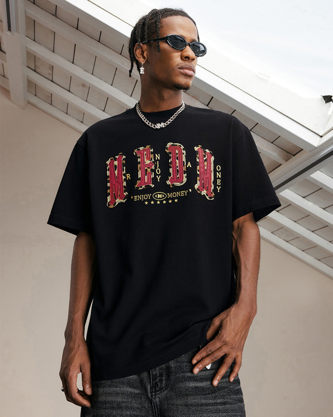 MEDM Animal Patch Logo Tee | Face 3 Face