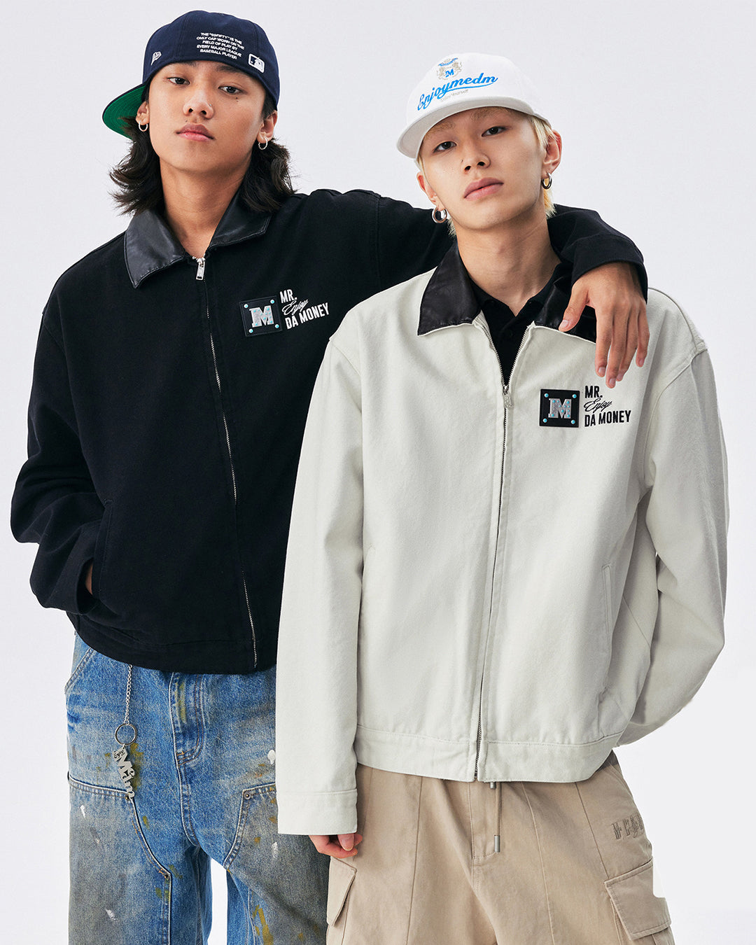 MEDM Turquoise Metal Patch Detroit Jacket | Face 3 Face