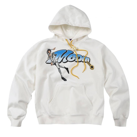 MEDM × JOJO Accent Drawstring Print Hoodie | Face 3 Face