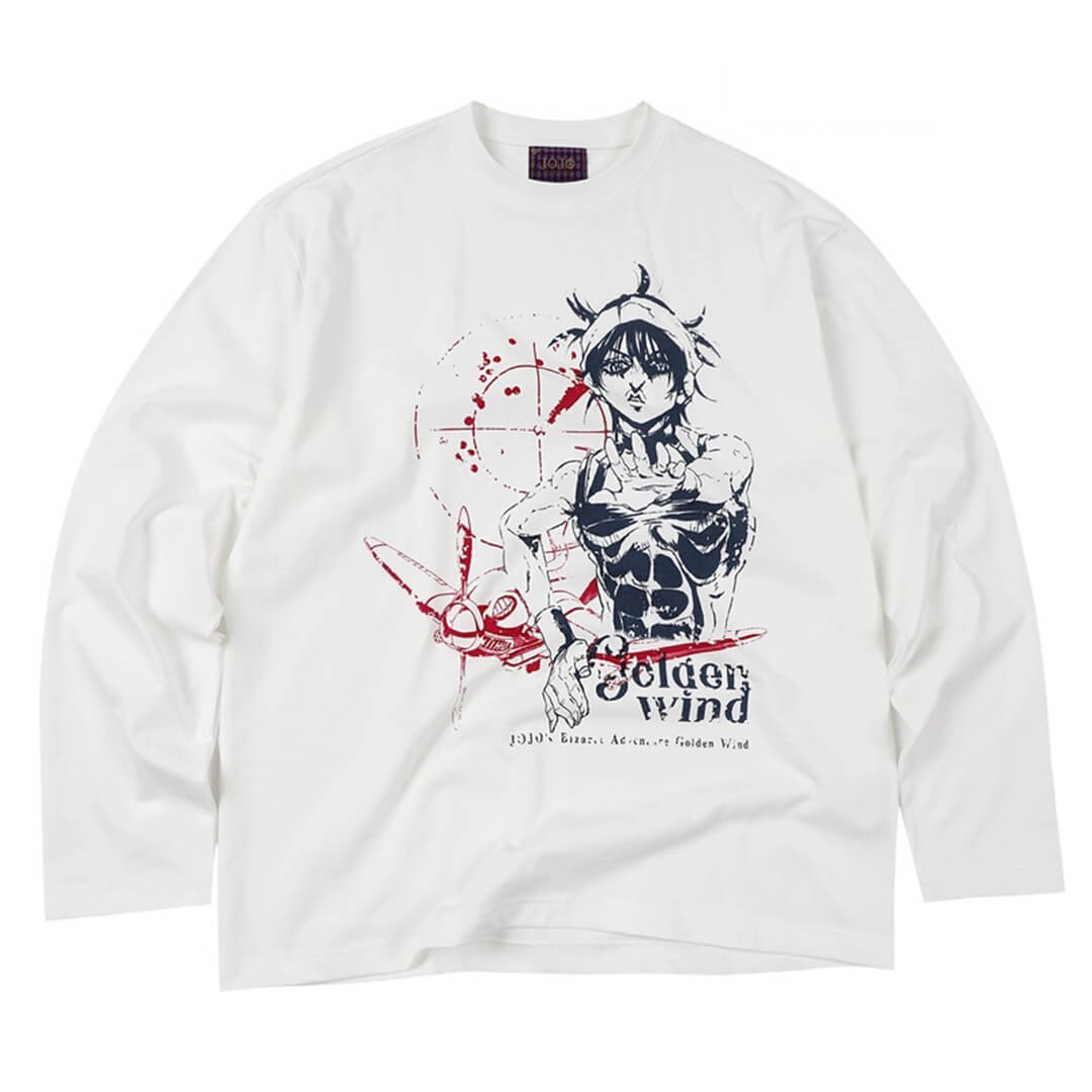 MEDM × JOJO Character Print Long Sleeve Tee | Face 3 Face