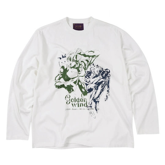 MEDM × JOJO Character Print Long Sleeve Tee | Face 3 Face