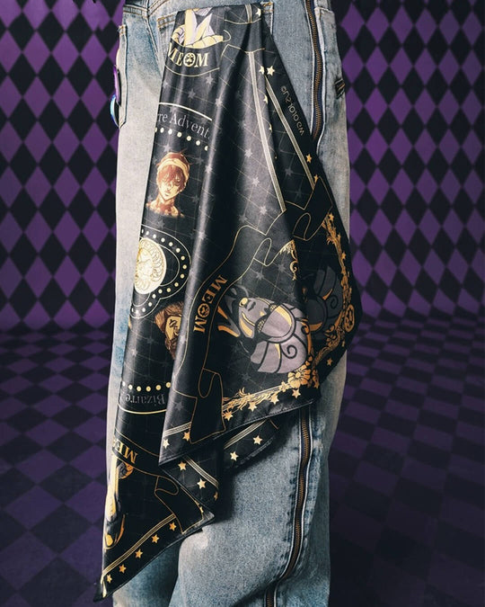 MEDM × JOJO Character Print Scarf | Face 3 Face