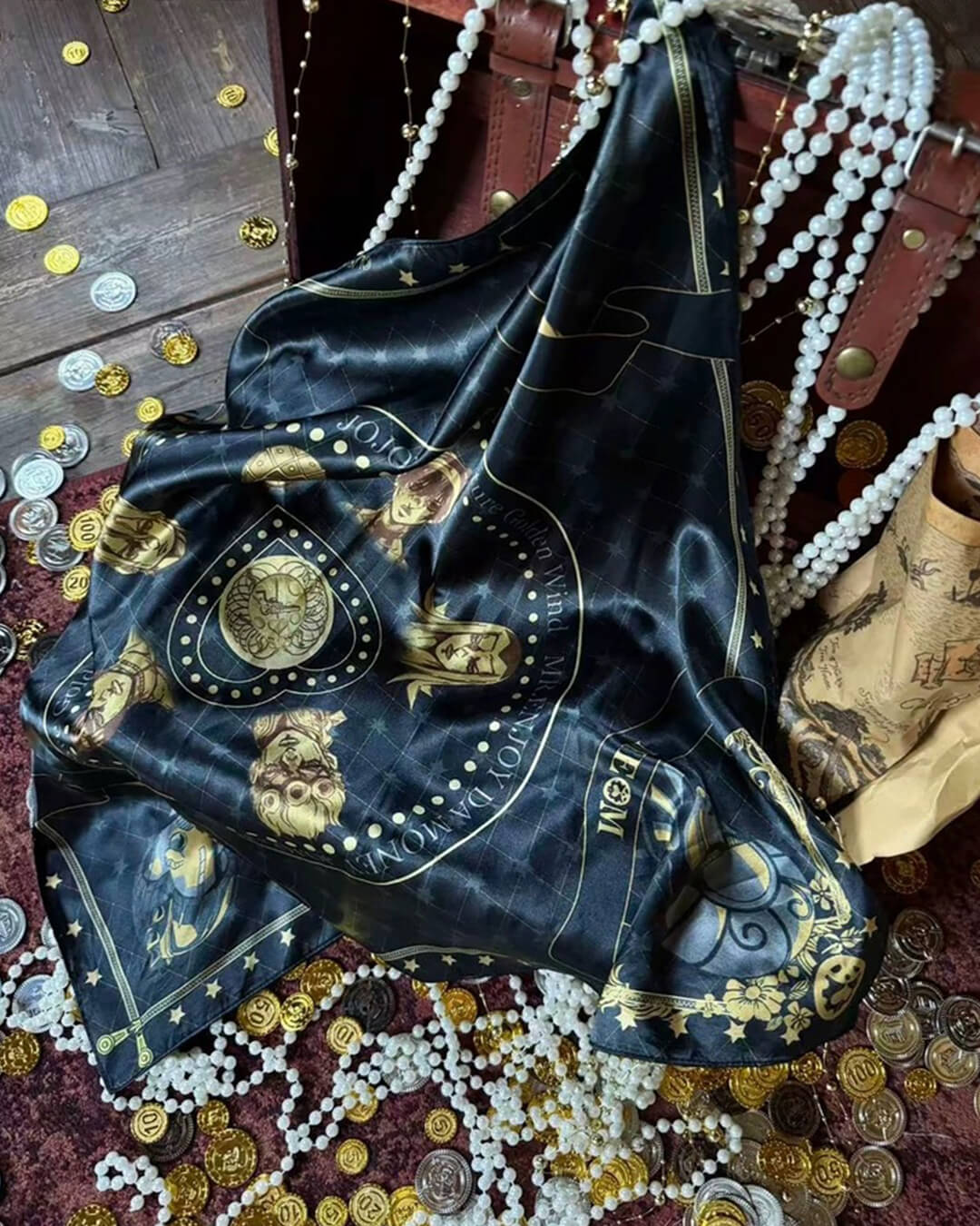 MEDM × JOJO Character Print Scarf | Face 3 Face