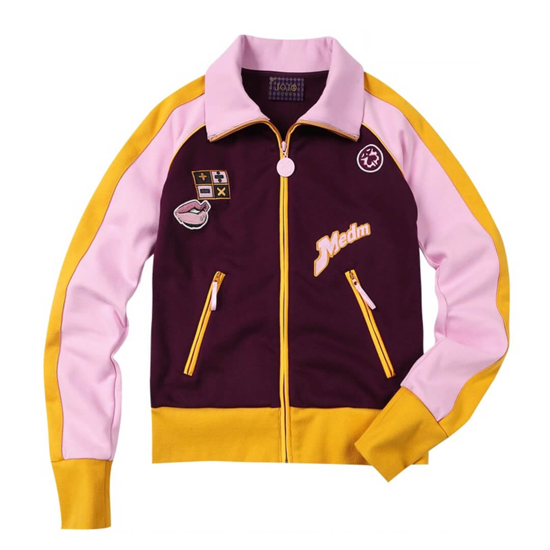 MEDM × JOJO Color Block High Neck Track Jacket | Face 3 Face