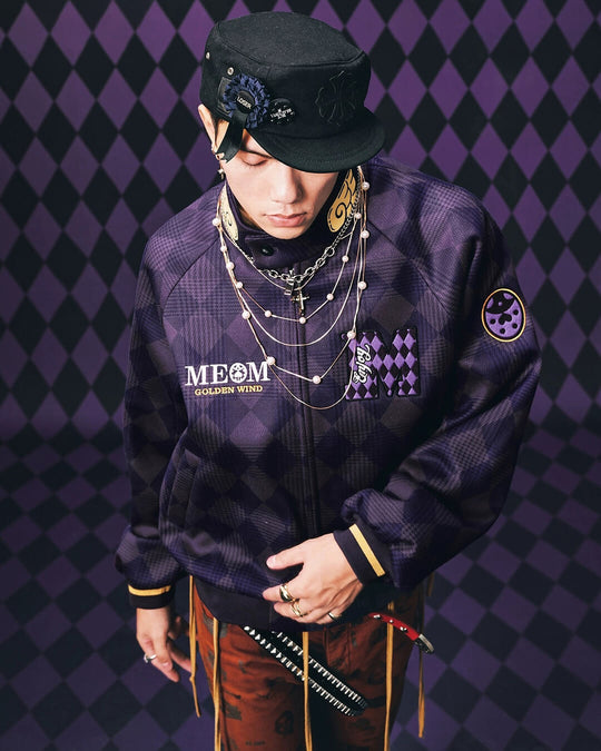 MEDM × JOJO Diamond Plaid Harrington Jacket | Face 3 Face