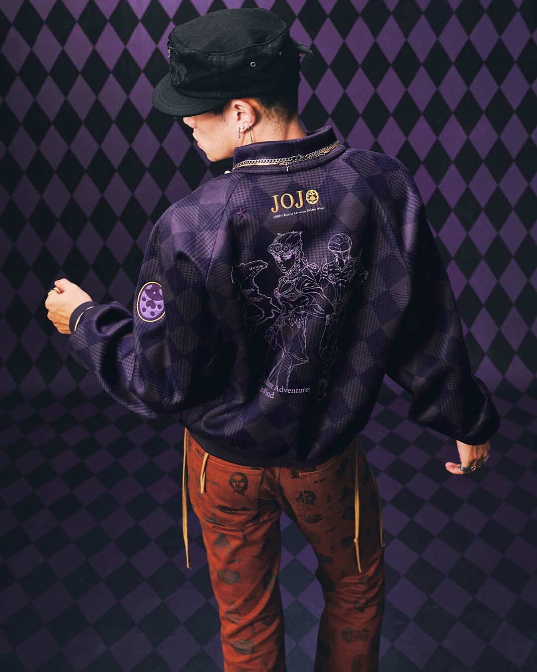 MEDM × JOJO Diamond Plaid Harrington Jacket | Face 3 Face