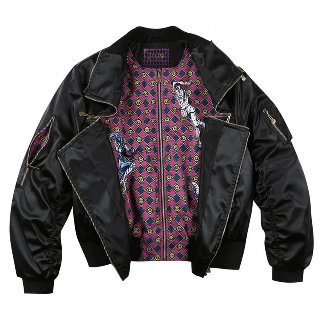 MEDM × JOJO Multi Zip Bomber Jacket | Face 3 Face