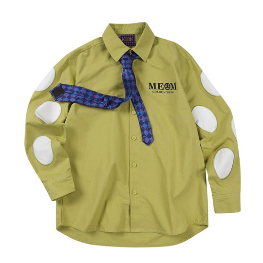 MEDM × JOJO Patchwork Long Sleeve Shirt | Face 3 Face
