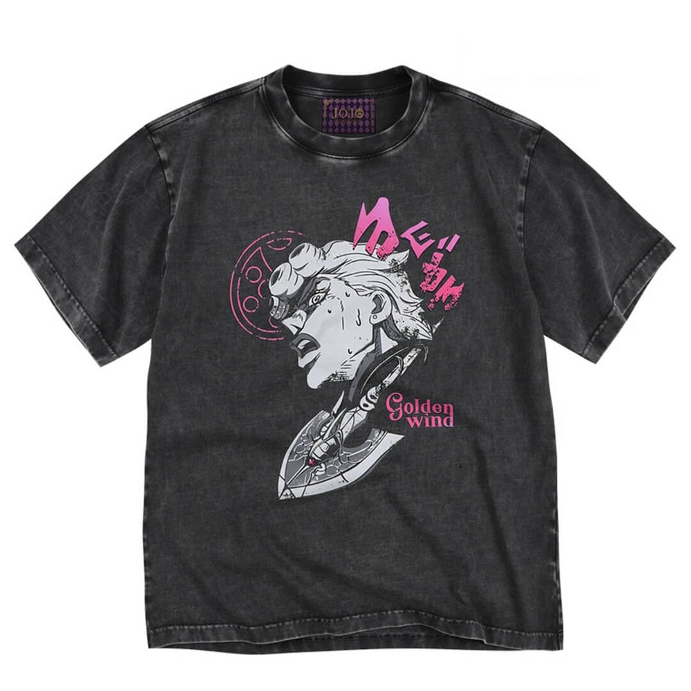 MEDM × JOJO Vintage Washed Character Print Tee | Face 3 Face