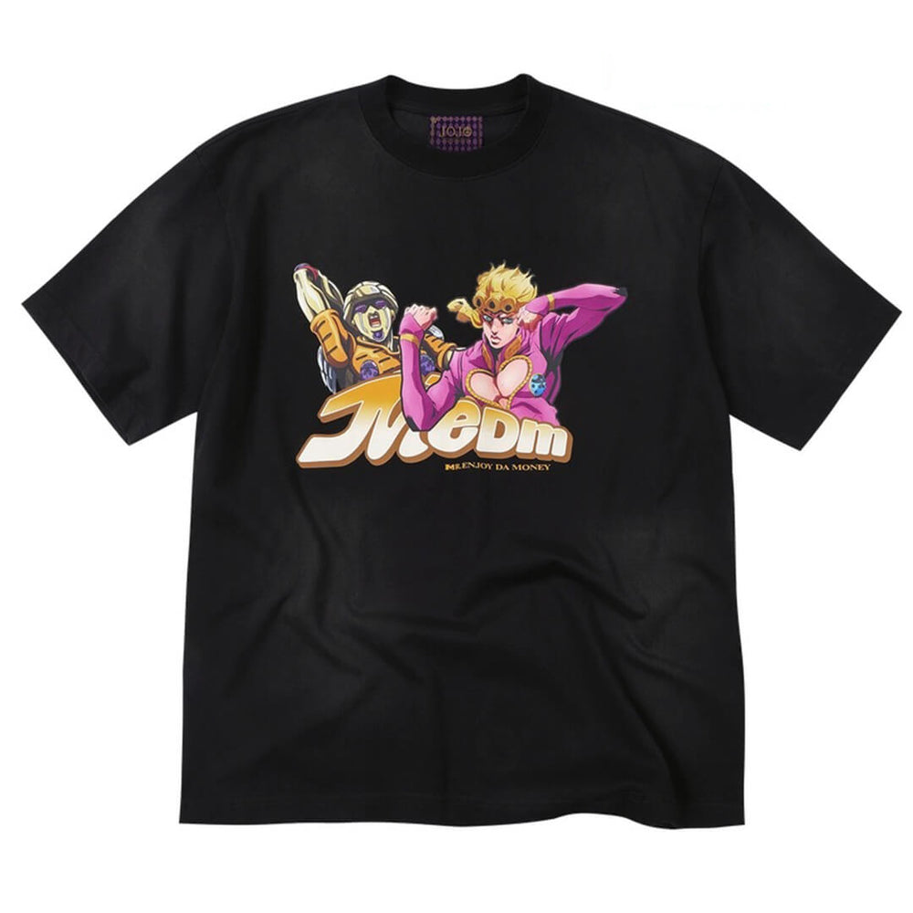 MEDM × JOJO Washed Distressed Character Print Tee | Face 3 Face