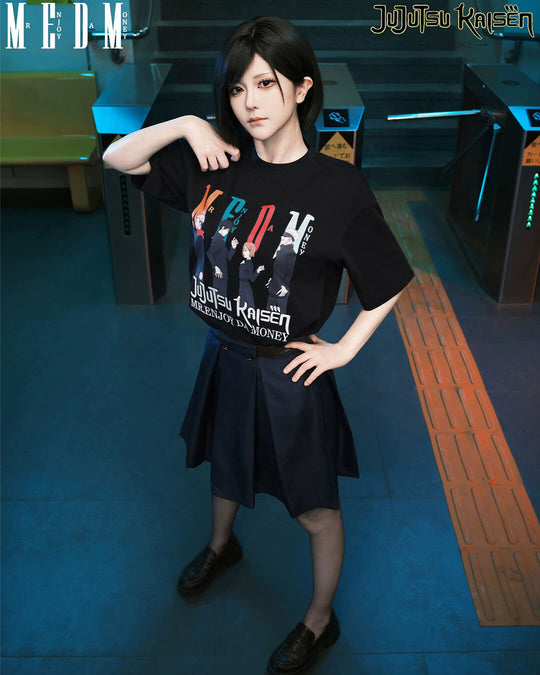 MEDM × Jujutsu Kaisen Character Multi Print Tee | Face 3 Face