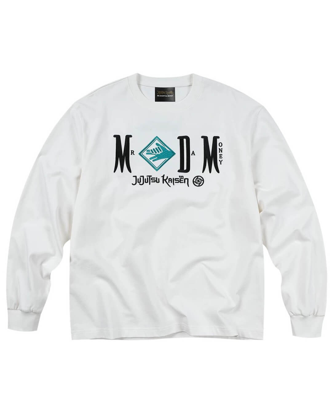 MEDM × Jujutsu Kaisen Character Print Embroidered Long Sleeve Tee | Face 3 Face