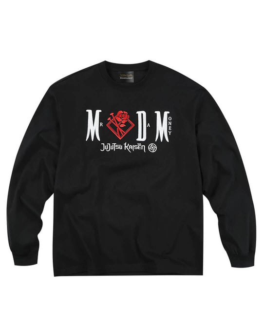 MEDM × Jujutsu Kaisen Character Print Embroidered Long Sleeve Tee | Face 3 Face