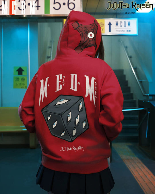 MEDM × Jujutsu Kaisen Prison Realm Zip Up Hoodie | Face 3 Face