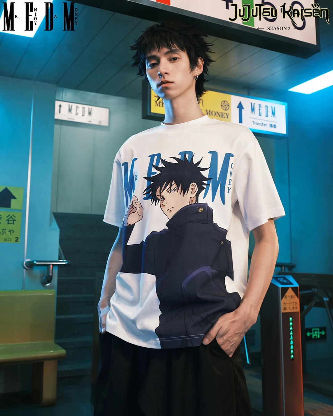 MEDM × Jujutsu Kaisen Shibuya Incident Arc Character Print Tee | Face 3 Face