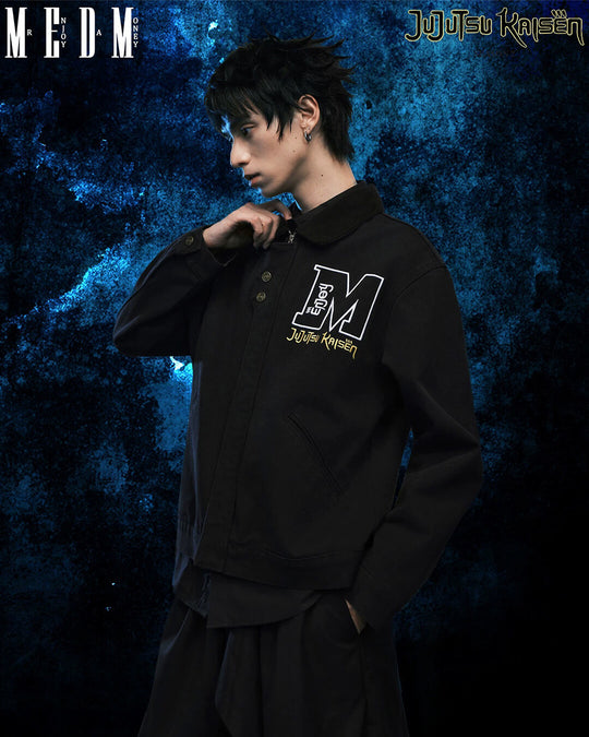MEDM × Jujutsu Kaisen Suguru Geto Print Patch Embroidered Detroit Jacket | Face 3 Face