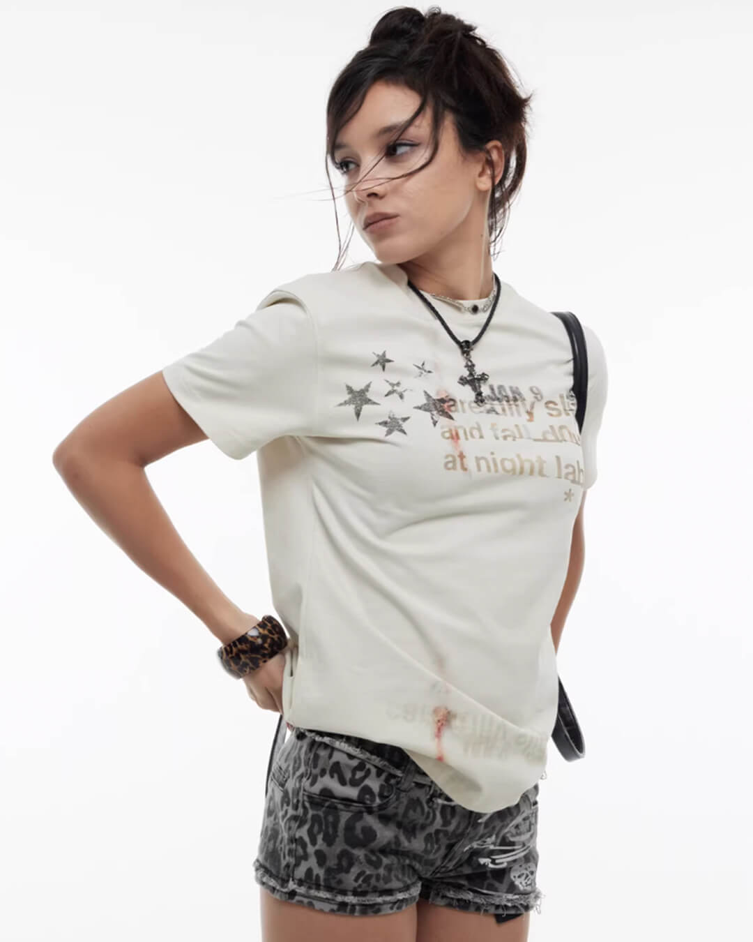 Night Lab Distorted Star Graphic Tee | Face 3 Face