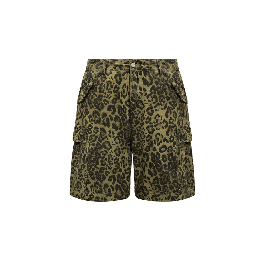 S45 Leopard Cargo Shorts | Face 3 Face