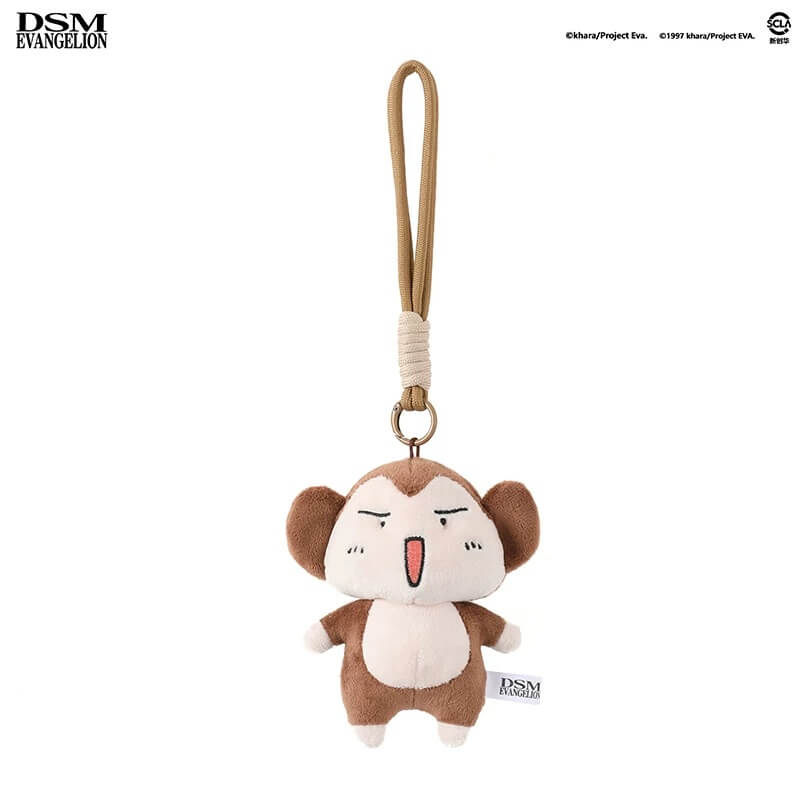 DSM x EVA Pen Pen and Asuka Monkey Plush Keychain | Face 3 Face