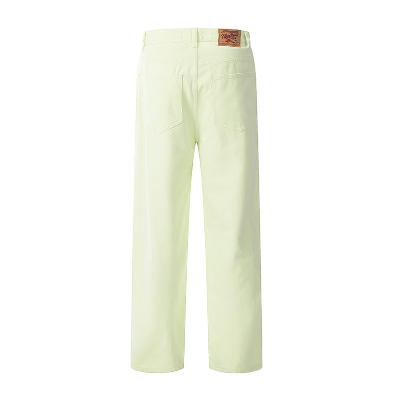 F3F Select Loose Wide Leg Color Denim Pants