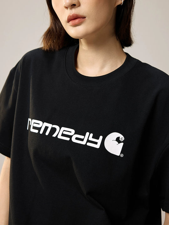 Remedy Biceps Inspired Letter Print Tee | Face 3 Face