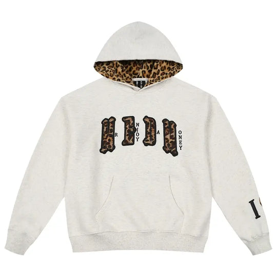 MEDM Leopard Faux Fur Layered Hoodie | Face 3 Face