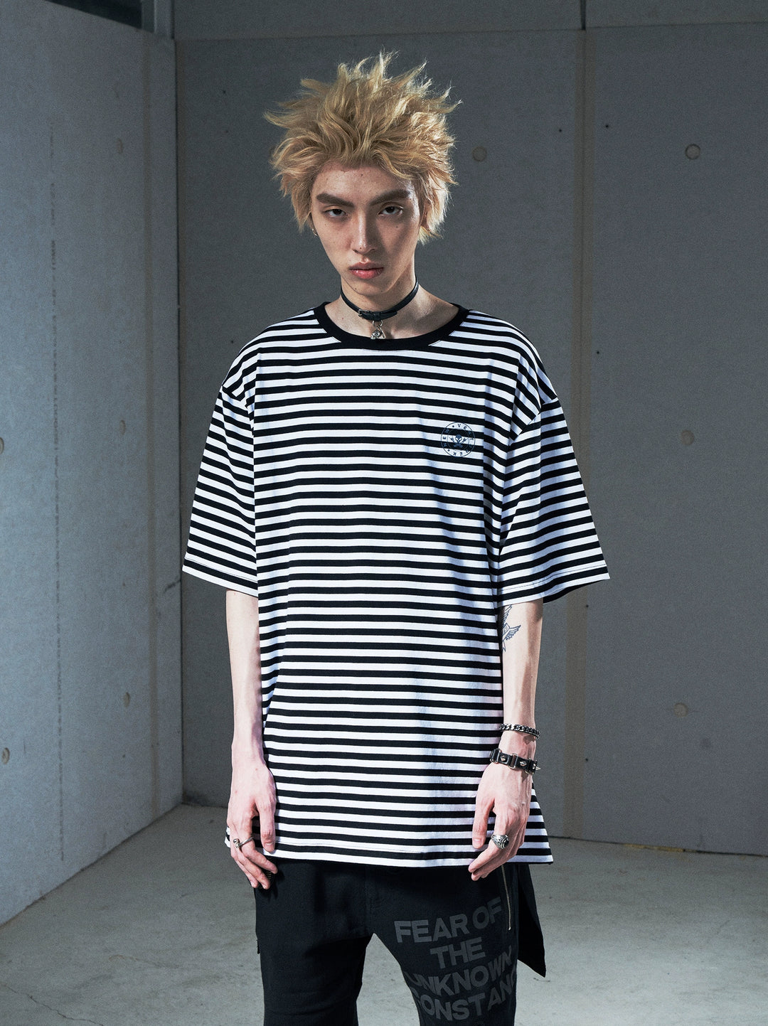VENTUREK Striped Side Zipper Tee | Face 3 Face