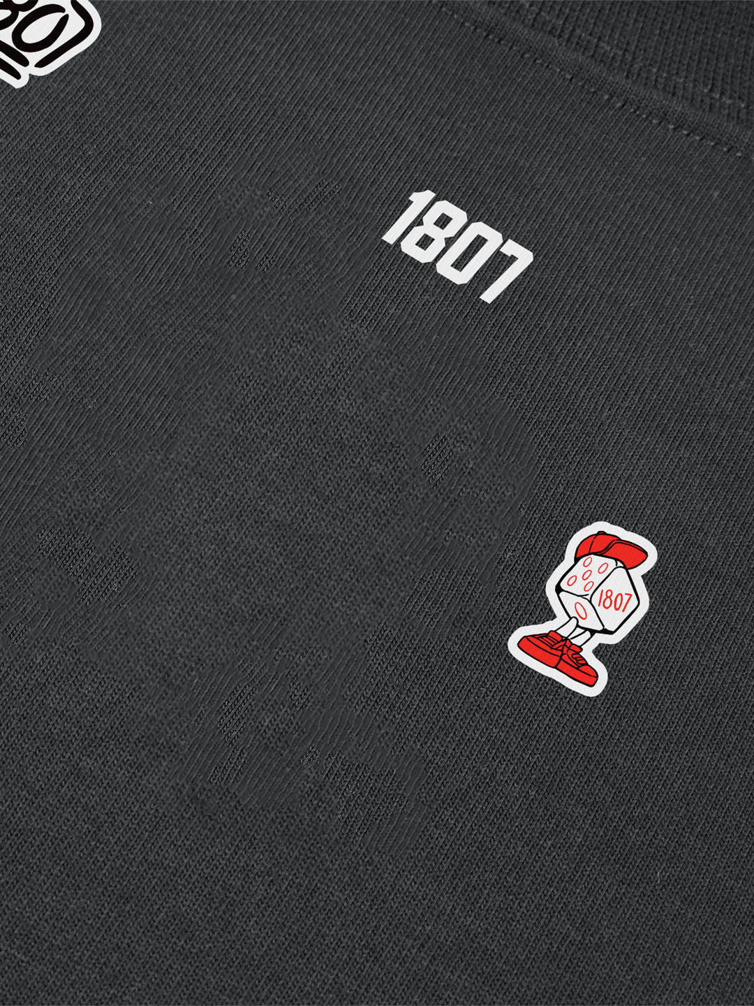 1807 Logo Patch Stickers Tee | Face 3 Face