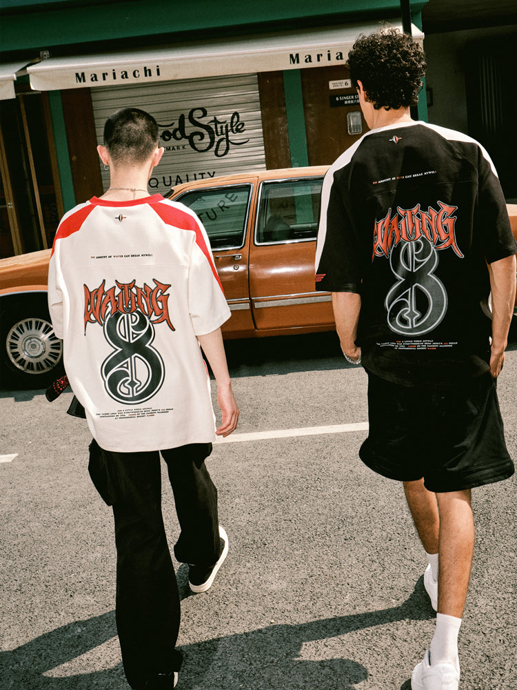 WAITINGWAVE Contrast Color Ice Hockey Jersey | Face 3 Face