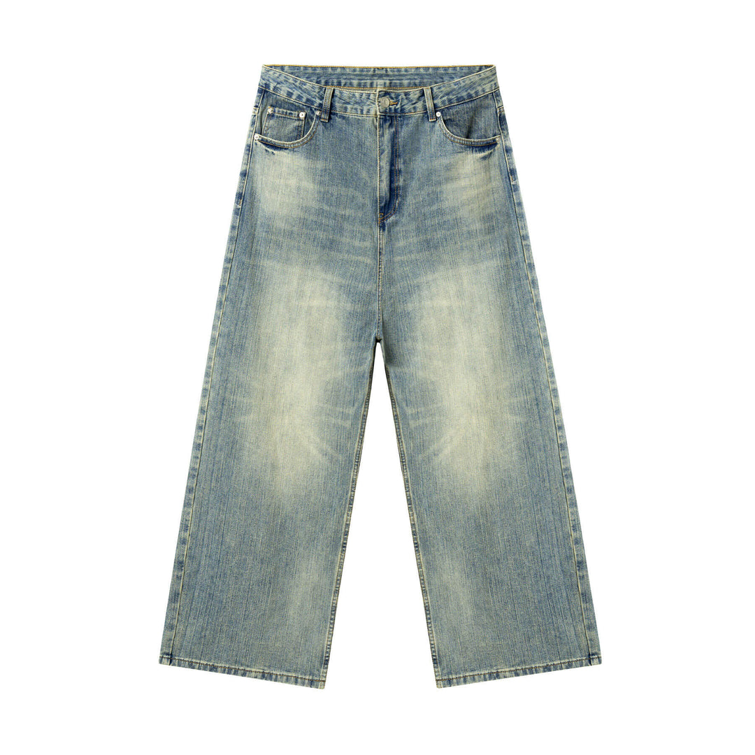 JHYQ Vintage Washed Distressed Jeans | Face 3 Face