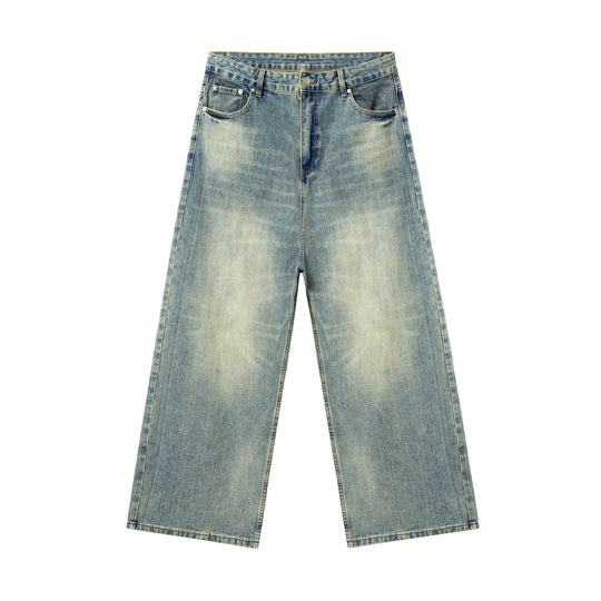 JHYQ Vintage Washed Distressed Jeans | Face 3 Face