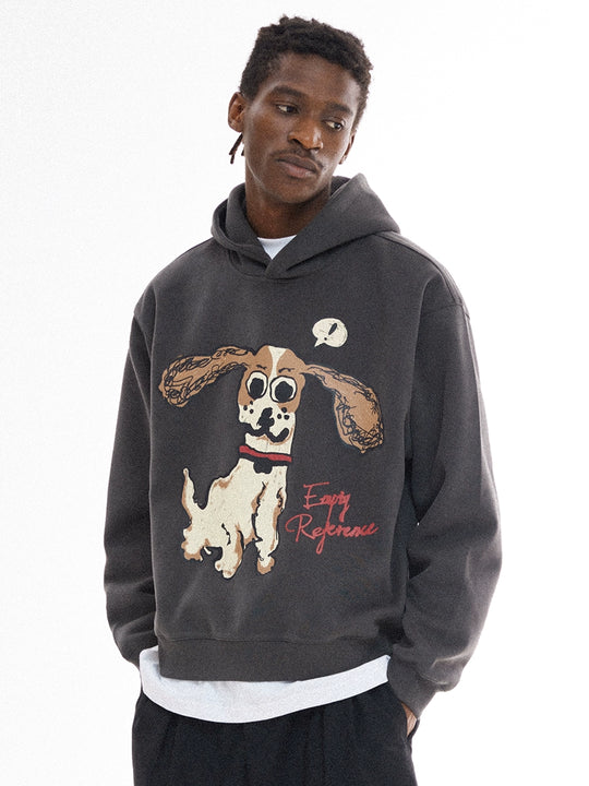 EMPTY REFERENCE Hand Painted Cute Puppy Hoodie | Face 3 Face