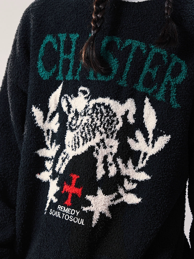 Remedy CHASTER Jacquard Knit Sweater | Face 3 Face