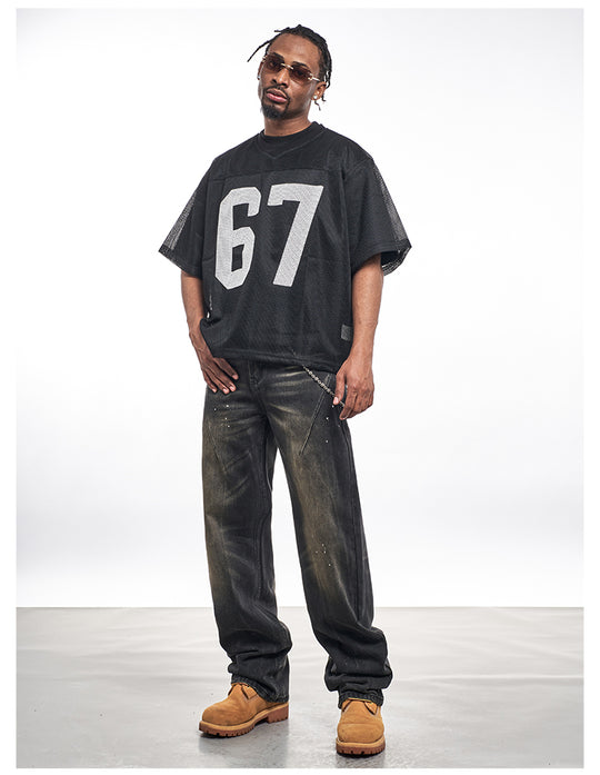 F3F Select Cat Whisker Splash Ink Black Jeans | Face 3 Face