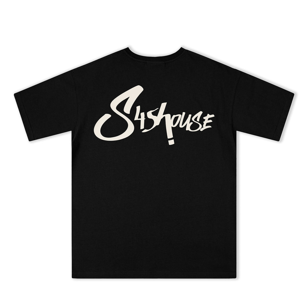 S45 Graffiti Font Logo Print Tee | Face 3 Face