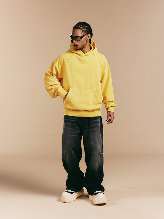 1807 Washed Fade Foam Print Hoodie | Face 3 Face