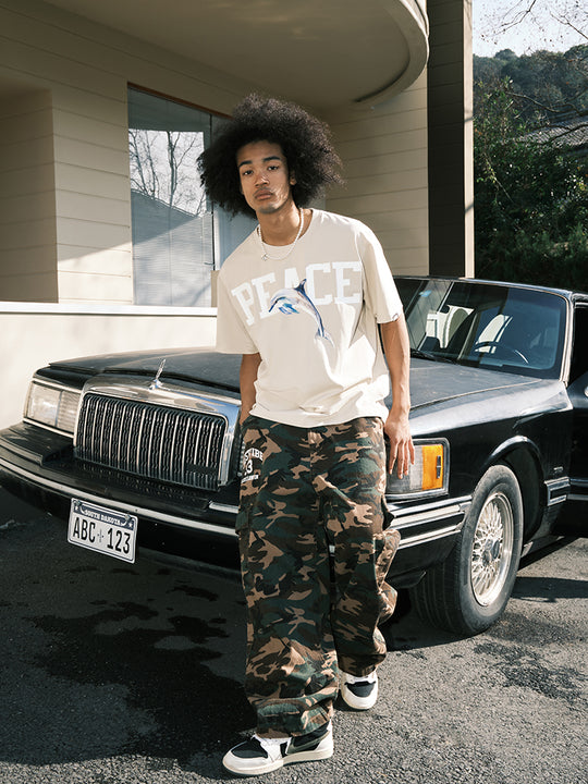 JUST VIBE PEACE Dolphin Graphic Tee | Face 3 Face