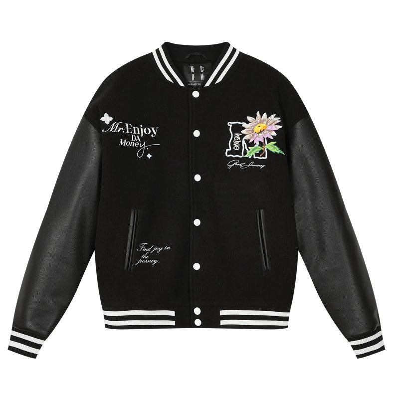MEDM Daisy Floral Varsity Jacket | Face 3 Face